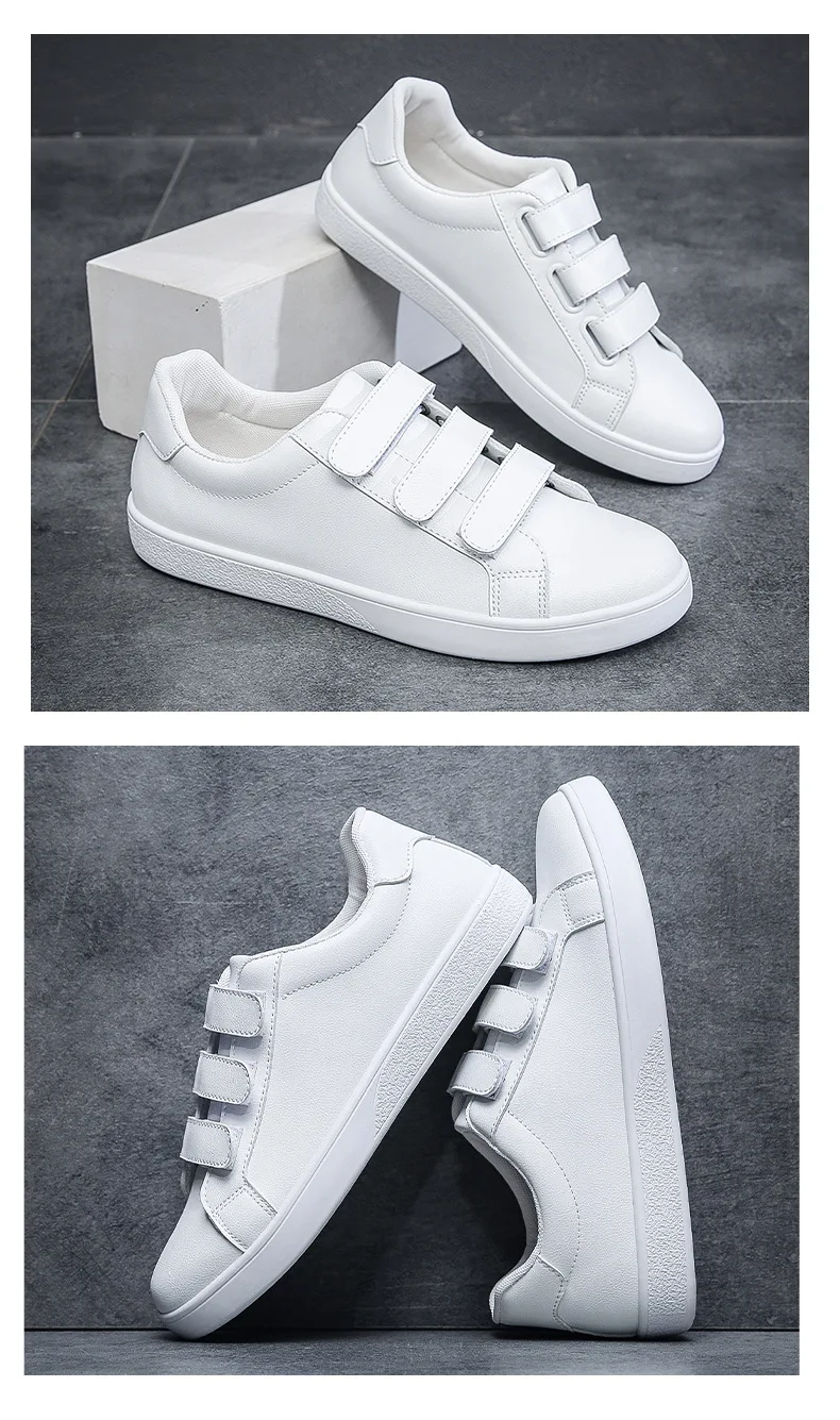 New autumn white shoes Fashion non slip board shoes Outdoor skateboarding loafers comfortable Shoe Flat Male Sneakers Tenis Para