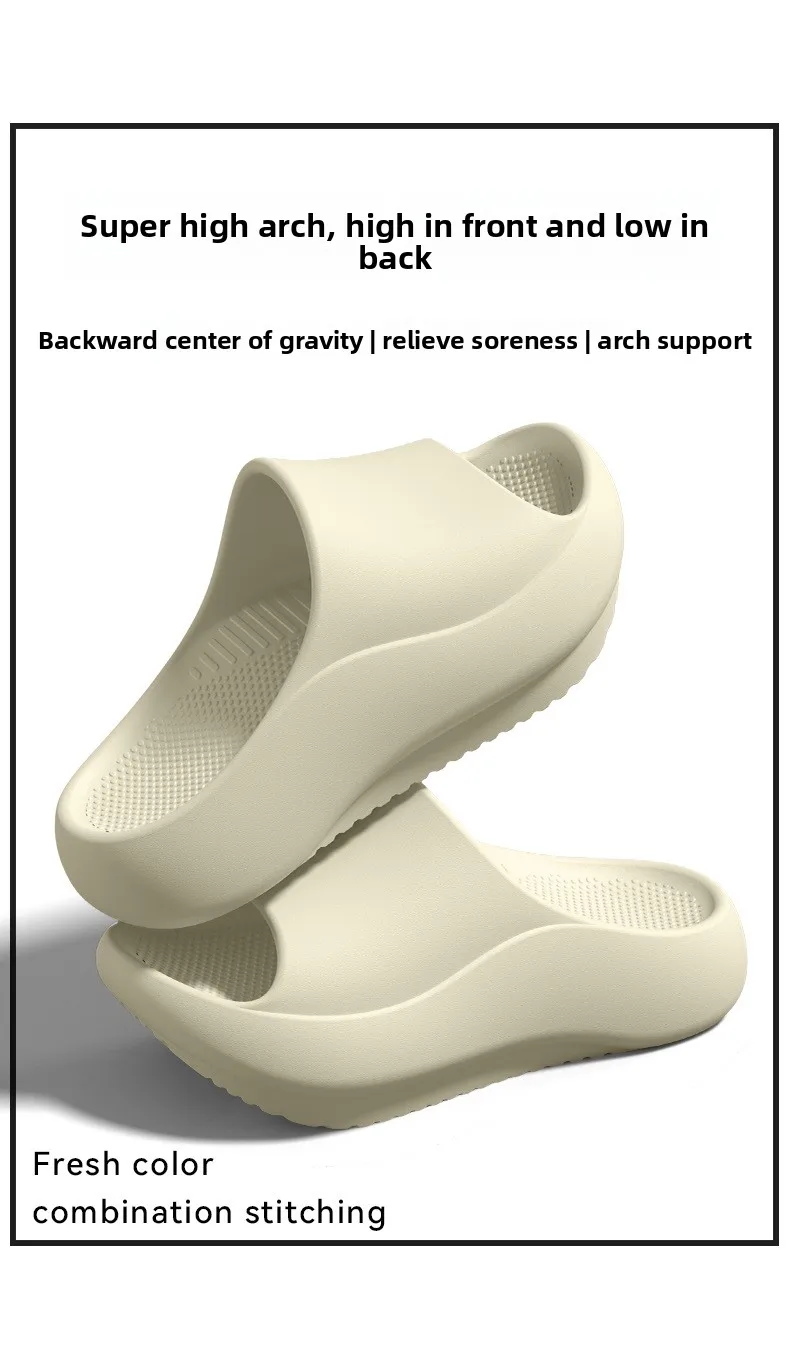 German arch support negative heel slippers for women, summer 2026 new indoor home flat foot correction sandals for men