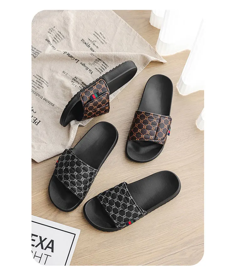Summer Beach Slippers Men's Fashion Comfortable Breathable Sandals Indoor and Outdoor Sandals Plus Size 46 47