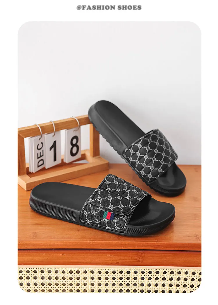 Summer Beach Slippers Men's Fashion Comfortable Breathable Sandals Indoor and Outdoor Sandals Plus Size 46 47