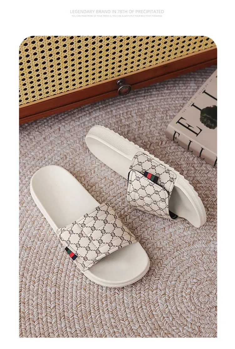 Summer Beach Slippers Men's Fashion Comfortable Breathable Sandals Indoor and Outdoor Sandals Plus Size 46 47