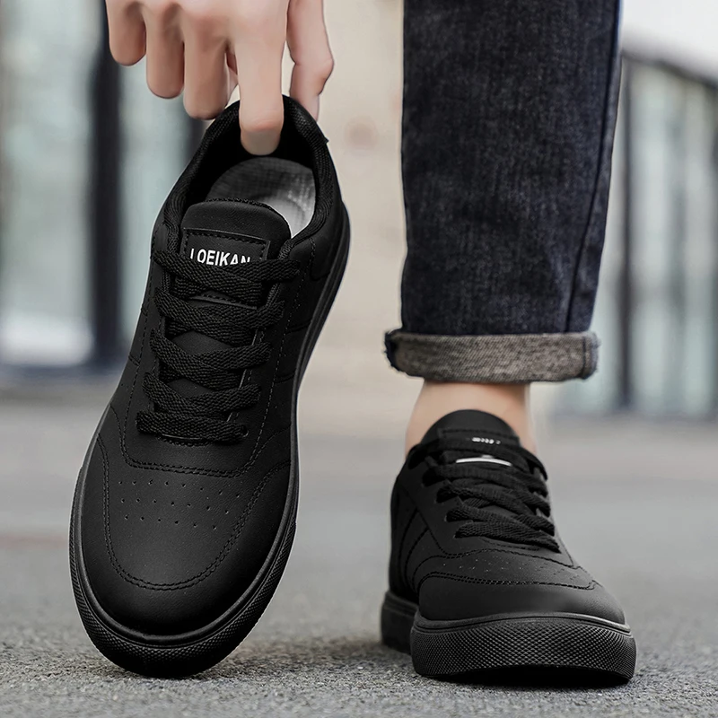 Men's Classic Casual Sneakers | Minimalist Lace-Up Skate Shoes
