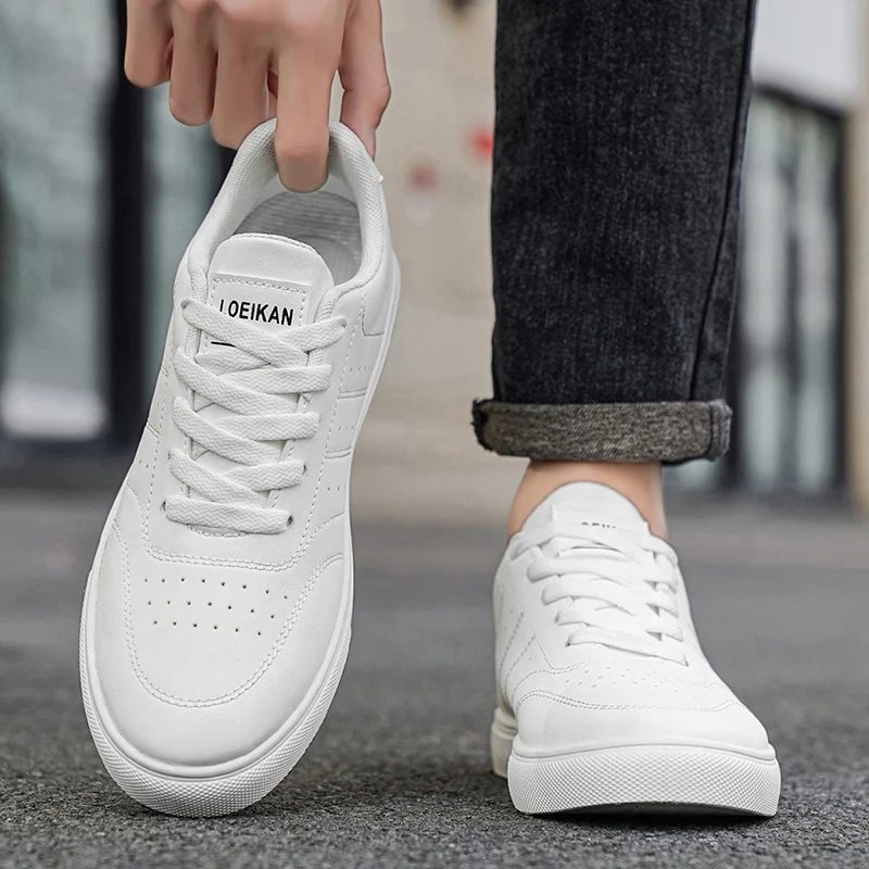 Men's Classic Casual Sneakers | Minimalist Lace-Up Skate Shoes