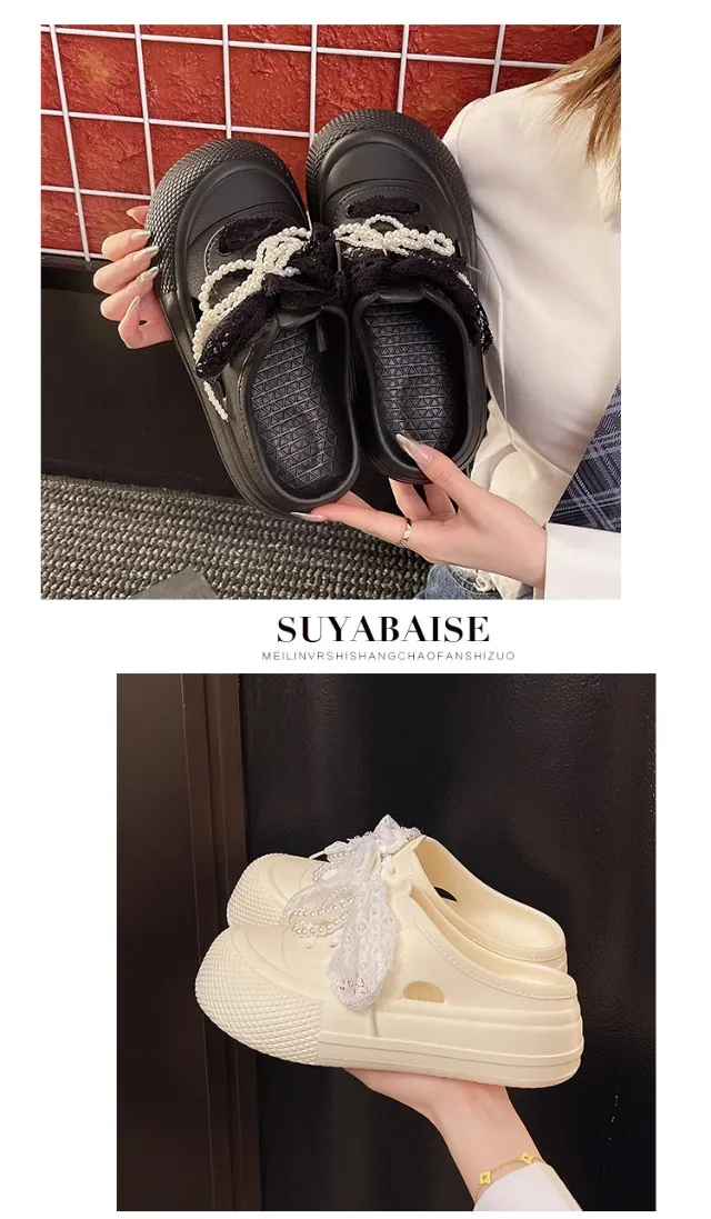 A Pair of New Women's Slippers, Wear-Resistant, Non-Slip, Sporty, Comfortable, Simple and Fashionable Women's Shoes for Outdoor Wear