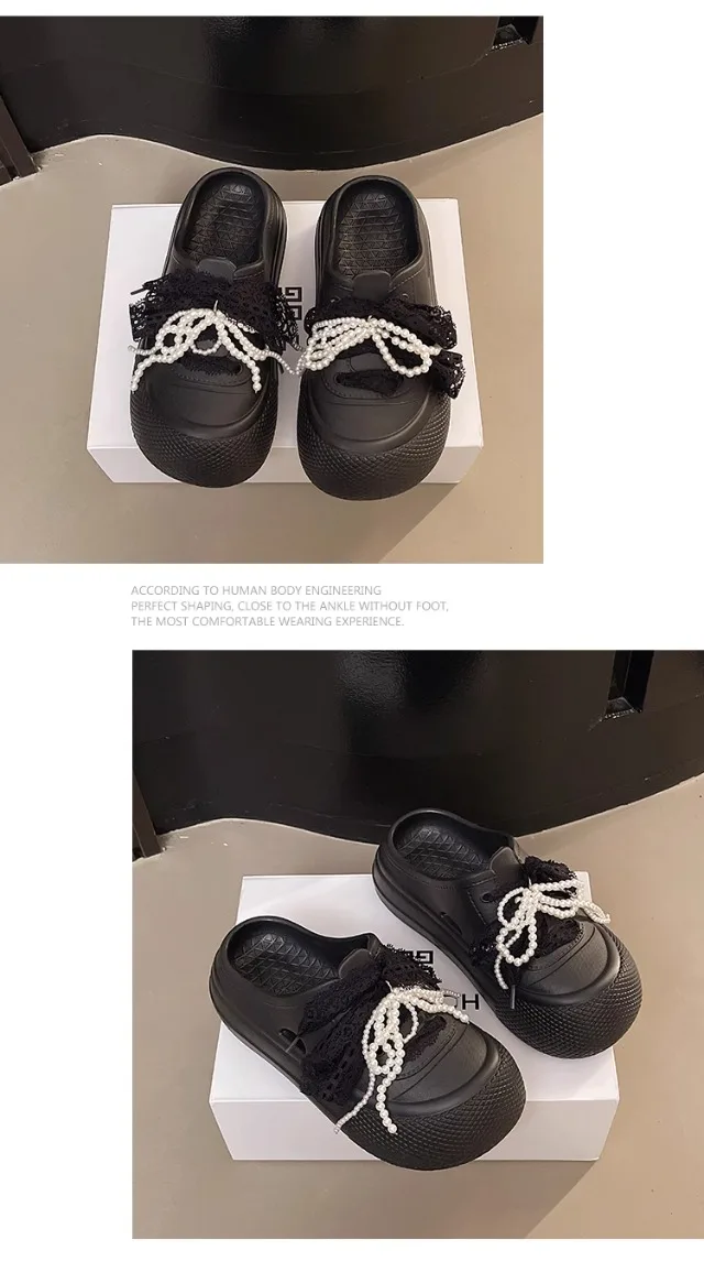 A Pair of New Women's Slippers, Wear-Resistant, Non-Slip, Sporty, Comfortable, Simple and Fashionable Women's Shoes for Outdoor Wear