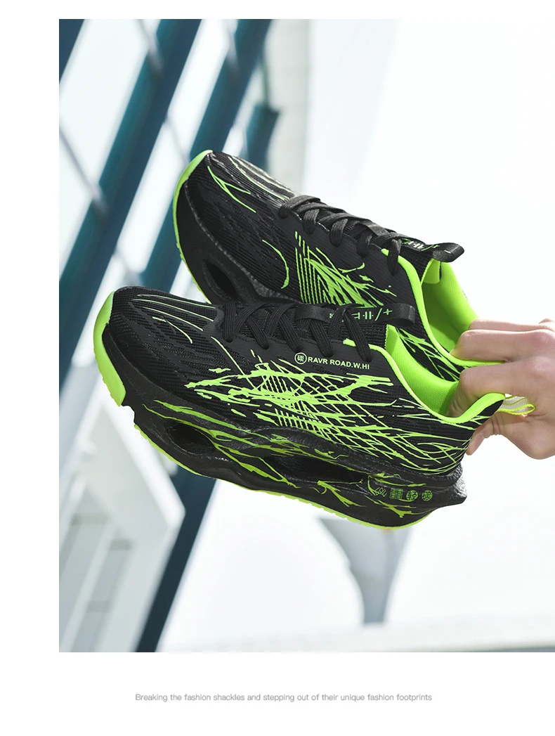 Men Women Ultra Light Carbon Plate Running Shoes Breathable Mesh Upper Soft Midsole Rubber Outsole for Running Training Sneakers