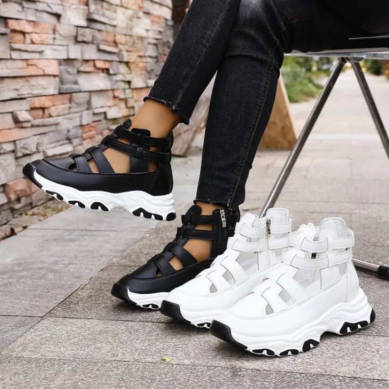 2026 Summer New Plus Size Women's Sandals Fashion Round Head Leisure Sports Baotou Sandals Women's Shoes