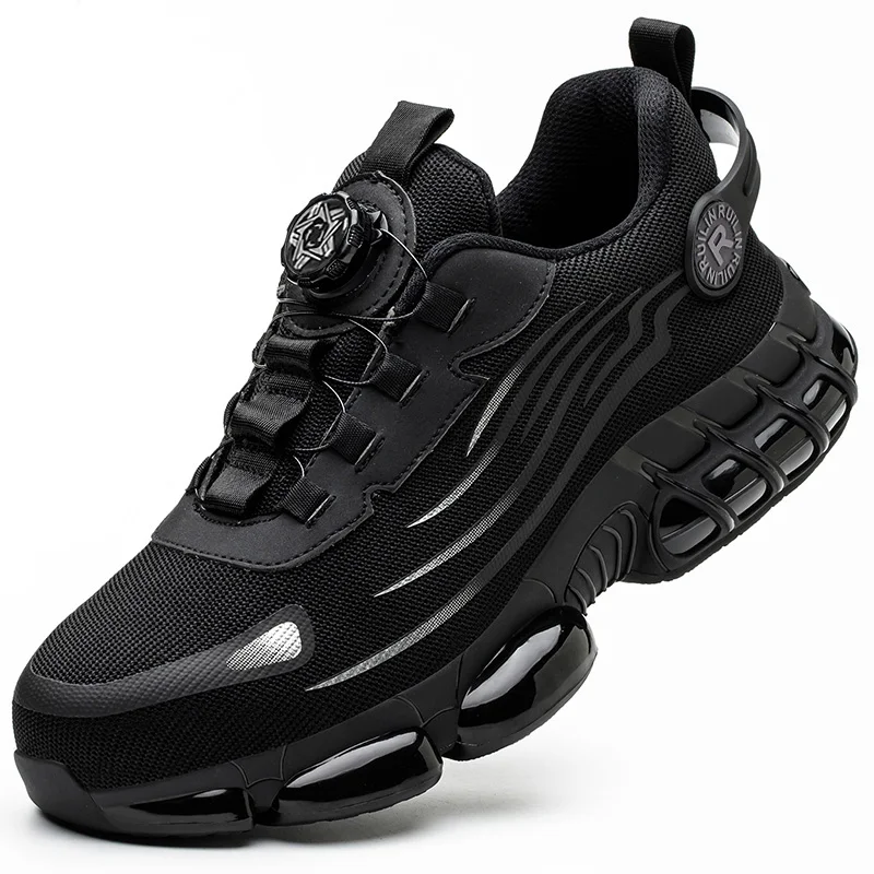 Steel Toe Puncture-Proof Safety Shoes Fashion Men's Shoes Impact-Resistant Multi-Functional Shoes Durable Protective Miner Boots