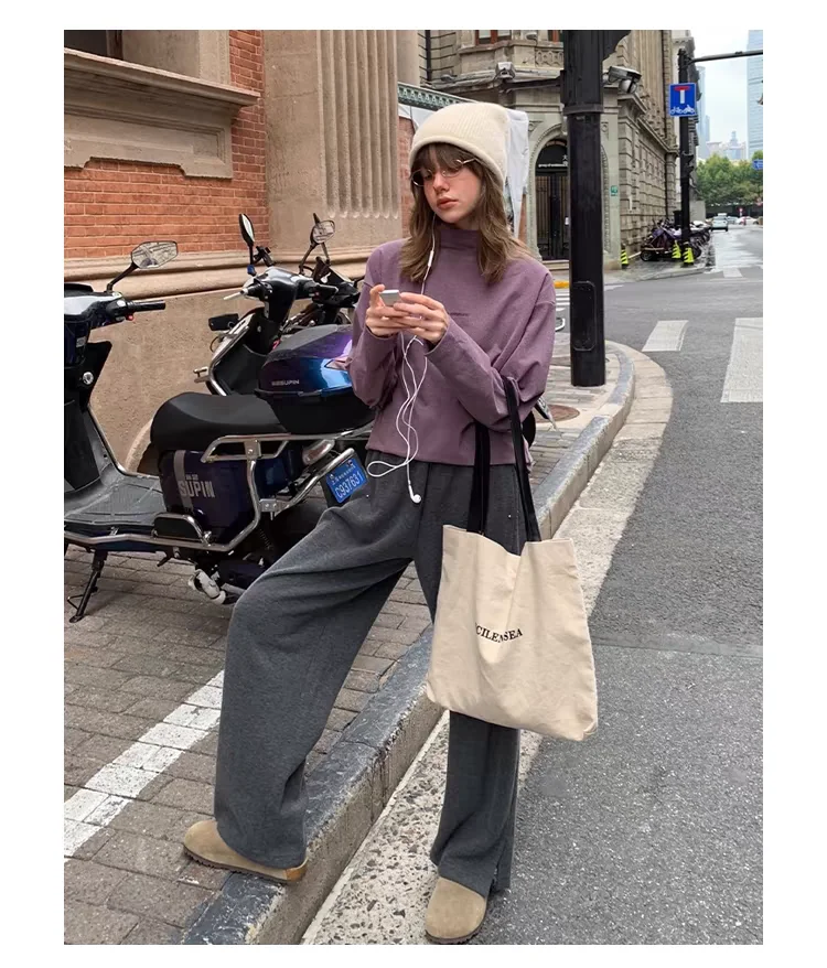 New Retro Fashion Women's Shoes Solid Color Soft Soled Slingback Shoes Round Toe Thick-Soled Suede Clogs Sandals Outdoor Beach