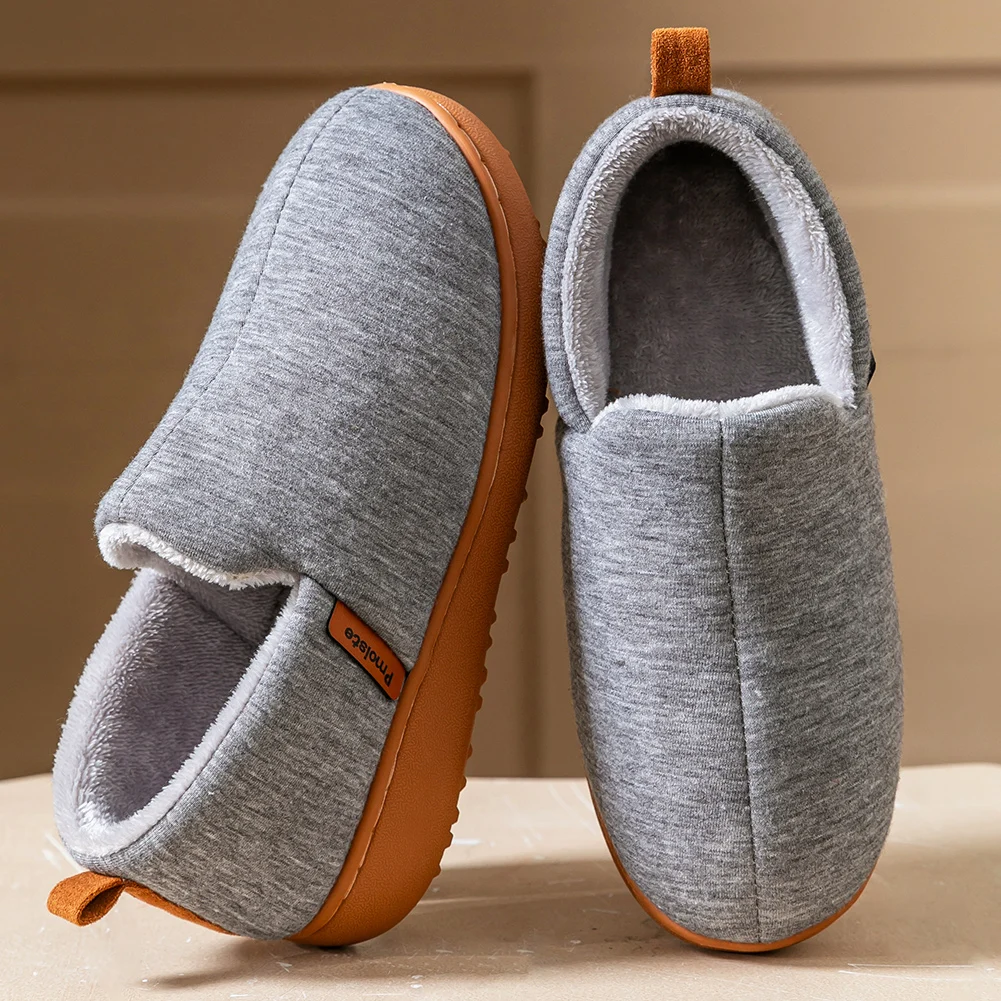 Pmoiste Soft House Boots Slippers Women Comfortable Warm TPR Wedge Memory Foam Designer Home Shoes Winter Indoor High-quality