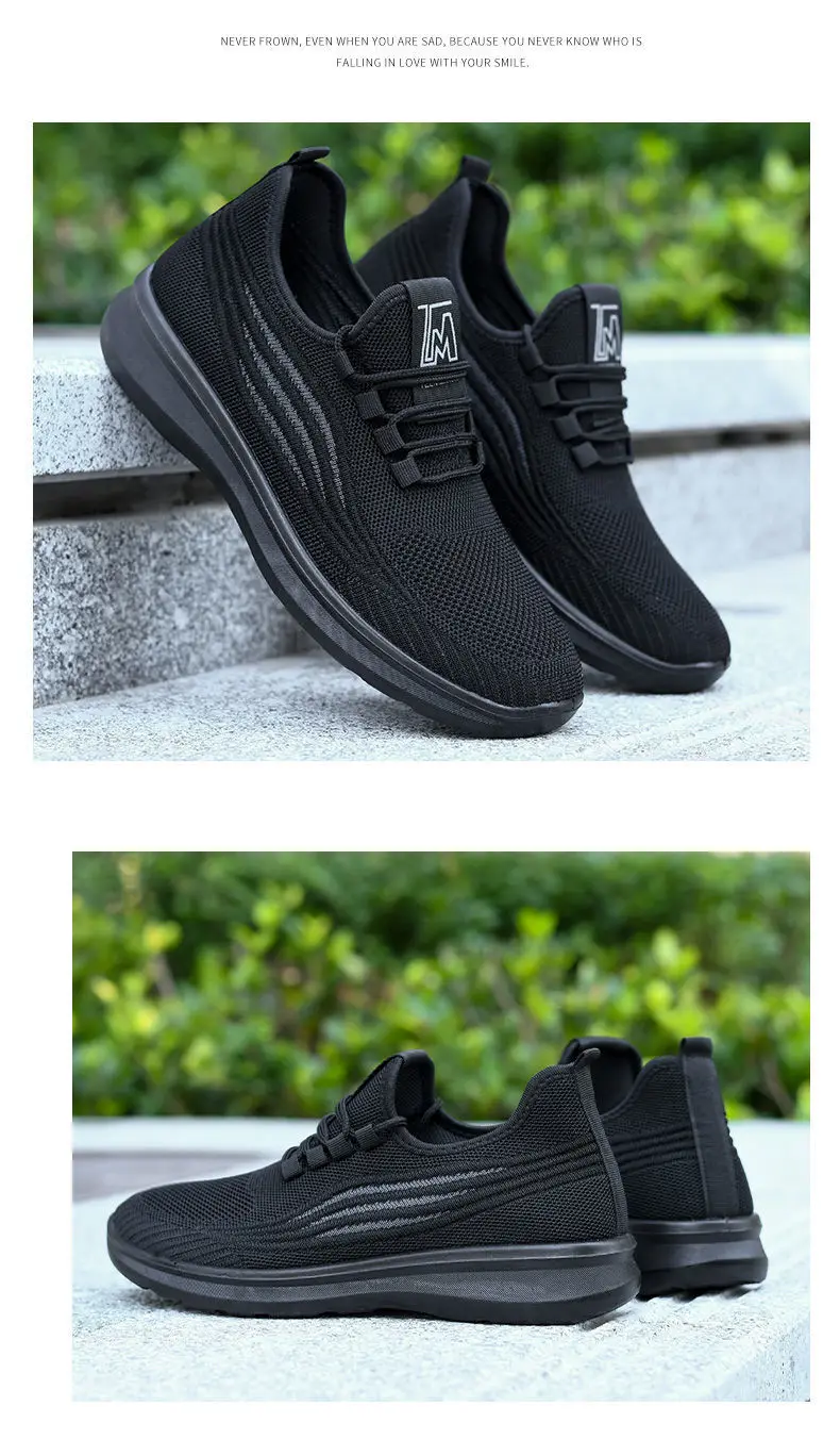 ​Men's Casual Sneakers Summer Breathable Flat Shoes Lightweight Affordable Free Shipping Shoes​
