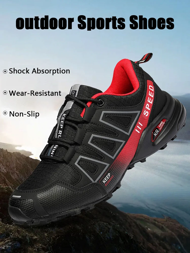 New Men's Boots Outdoor Hiking Sports Boots Men's Lightweight Comfortable And Breathable Casual Sports Shoes Size 39-47 Men's