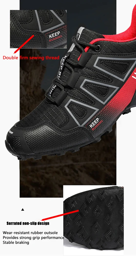 New Men's Boots Outdoor Hiking Sports Boots Men's Lightweight Comfortable And Breathable Casual Sports Shoes Size 39-47 Men's