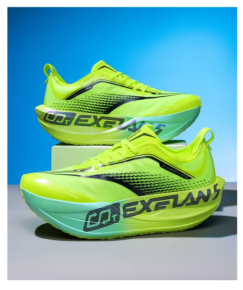 Men Running Shoes Carbon Board Marathon Sports Speciality Breathable Lightweight Women's Comfortable Athletic Nonskid Sneakers