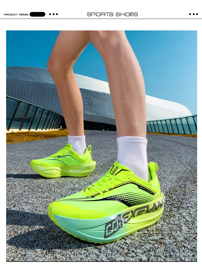 Men Running Shoes Carbon Board Marathon Sports Speciality Breathable Lightweight Women's Comfortable Athletic Nonskid Sneakers
