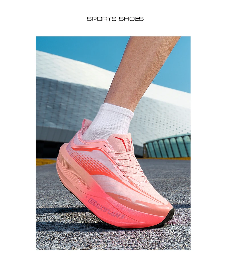 Men Running Shoes Carbon Board Marathon Sports Speciality Breathable Lightweight Women's Comfortable Athletic Nonskid Sneakers