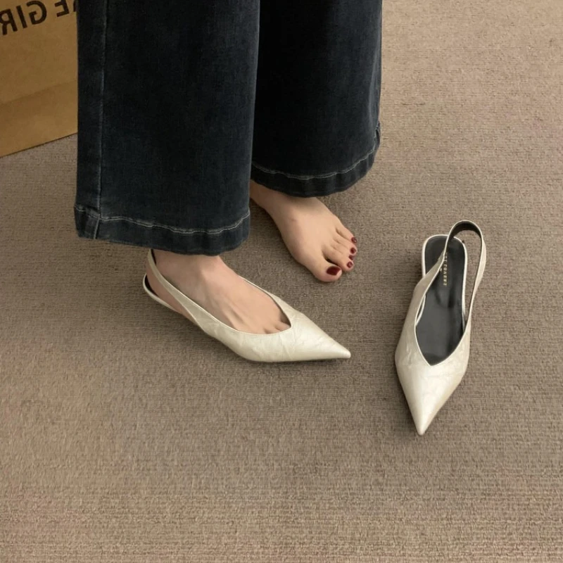 Women’s low-heeled high-heeled shoes – New for 2026: Summer low-heeled flats – Comfortable sandals