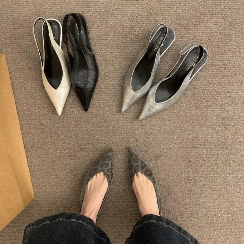 Women’s low-heeled high-heeled shoes – New for 2026: Summer low-heeled flats – Comfortable sandals