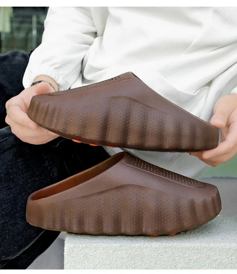 Unisex New Slippers EVA High Quality Comfortable Bathroom Indoor Non Slip Women Sandals Bedroom House Orginal Casual Design