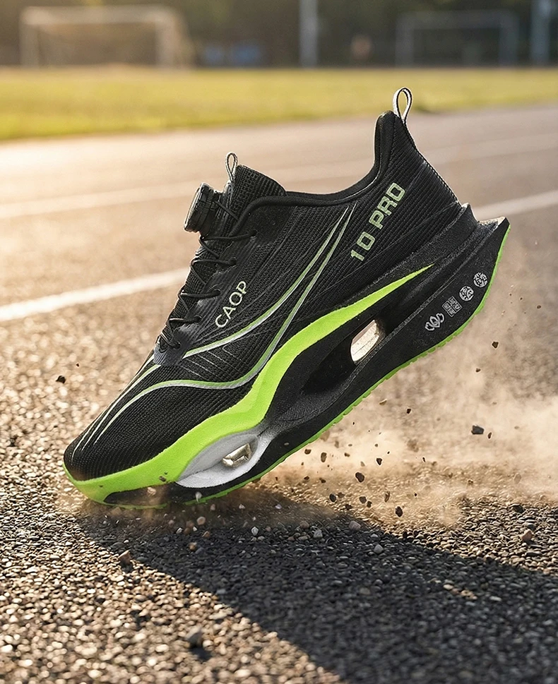 Running Shoes Men Sports Carbon Board Speciality Marathon Breathable Lightweight Women Comfortable Athletic Nonskid Sneakers