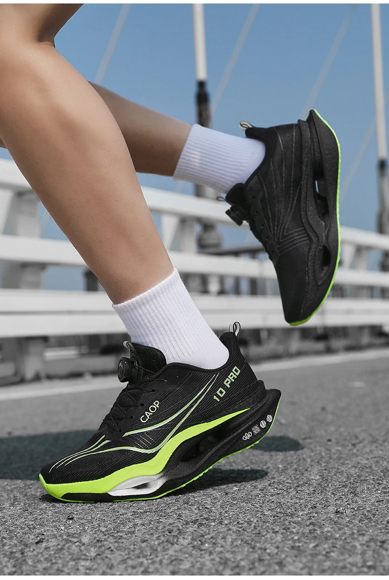 Running Shoes Men Sports Carbon Board Speciality Marathon Breathable Lightweight Women Comfortable Athletic Nonskid Sneakers
