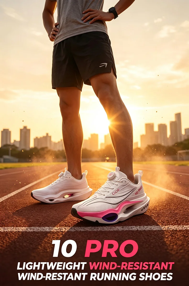 Running Shoes Men Sports Carbon Board Speciality Marathon Breathable Lightweight Women Comfortable Athletic Nonskid Sneakers