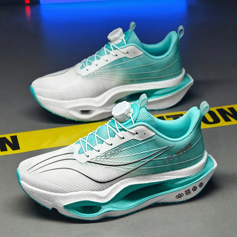 Running Shoes Men Sports Carbon Board Speciality Marathon Breathable Lightweight Women Comfortable Athletic Nonskid Sneakers