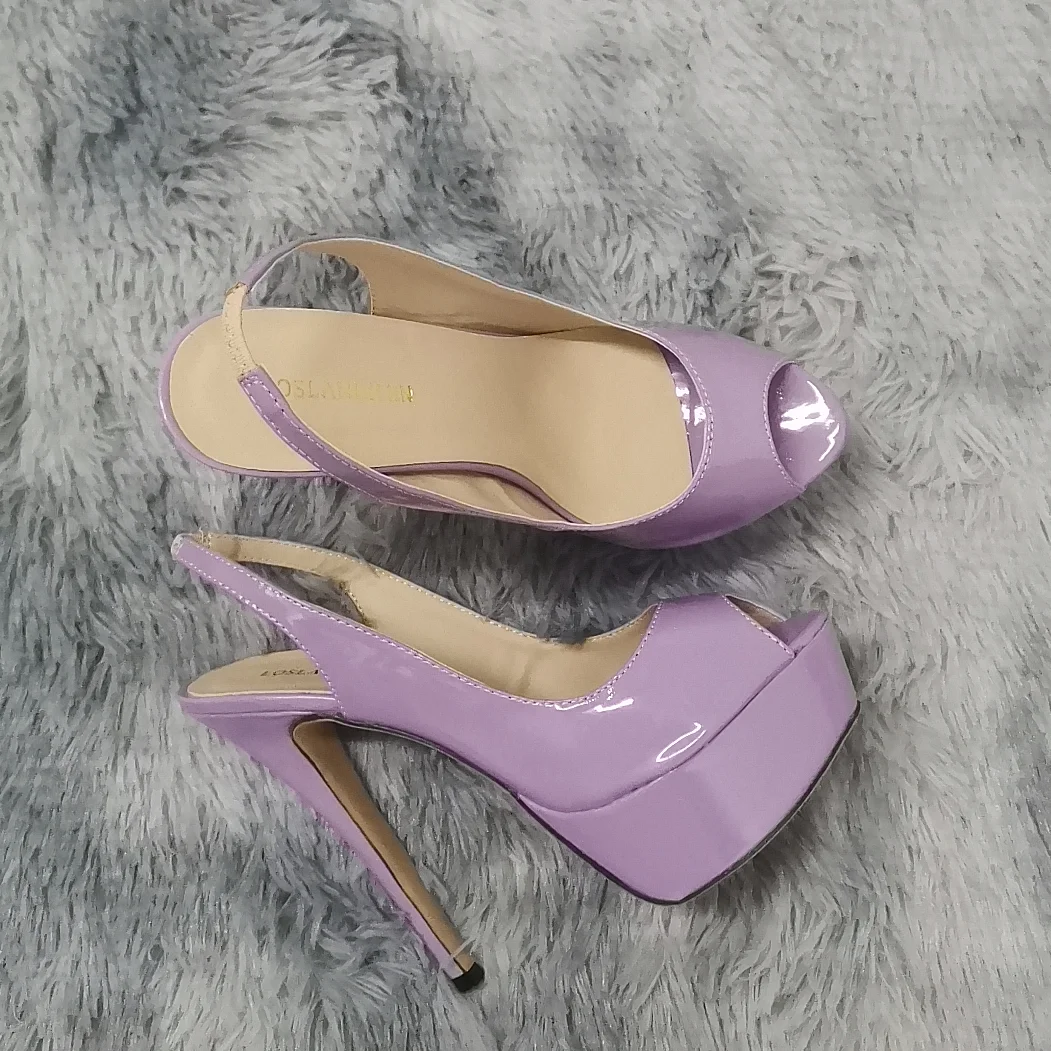LOSLANDIFEN New 2026 Women Sandals Sexy 14CM Super High Heels Open Toe Platform Sandals Gladiator Party Dress Red Wedding Shoes