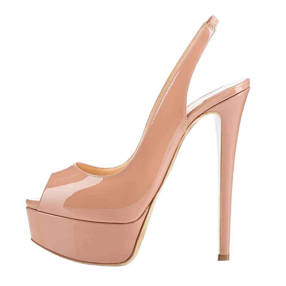 LOSLANDIFEN New 2026 Women Sandals Sexy 14CM Super High Heels Open Toe Platform Sandals Gladiator Party Dress Red Wedding Shoes