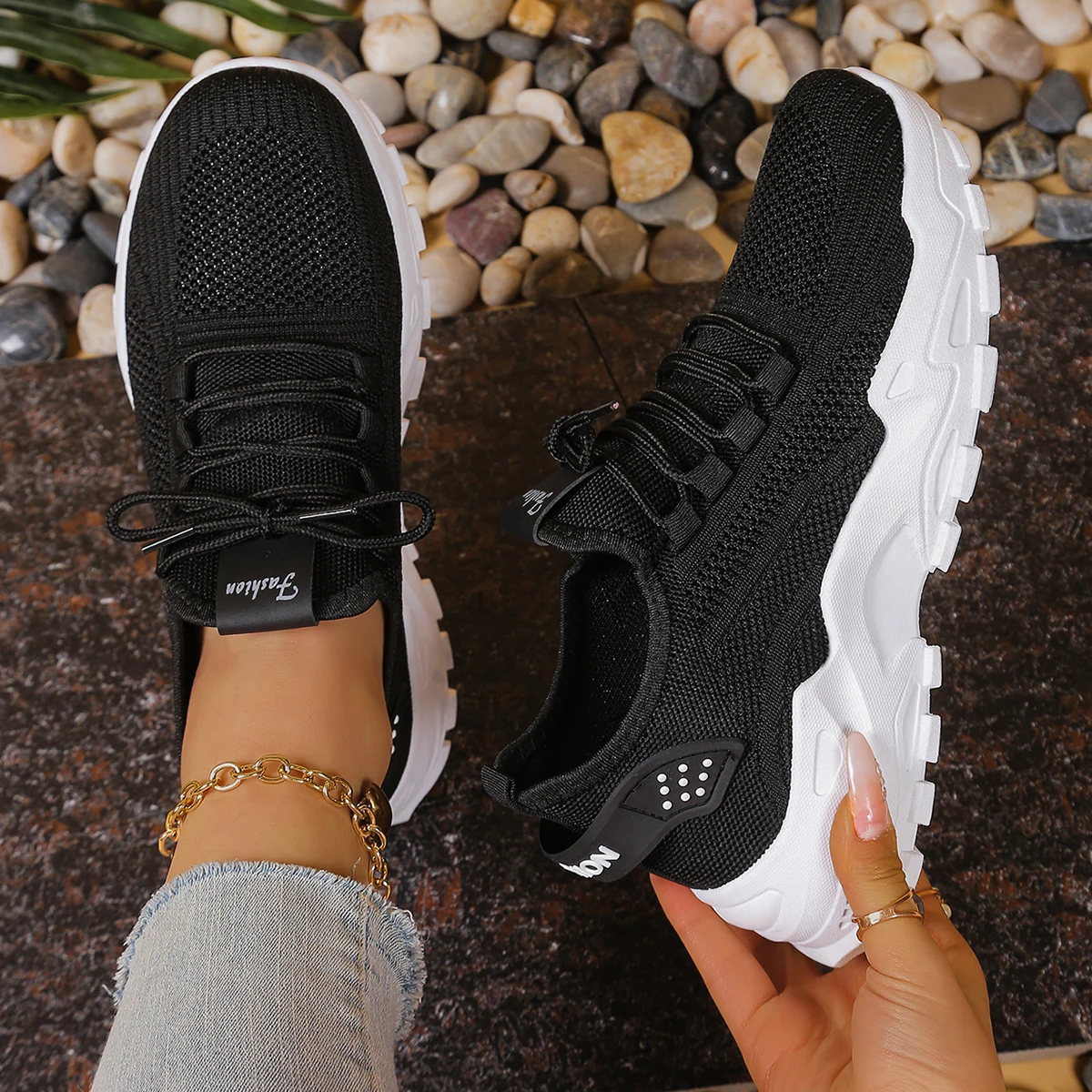 Women's Shoes, Women's Sports Shoes 2025 Women's Shoes Breathable Single-Mesh Dad Shoes Women's Casual and Versatile Sports Shoe