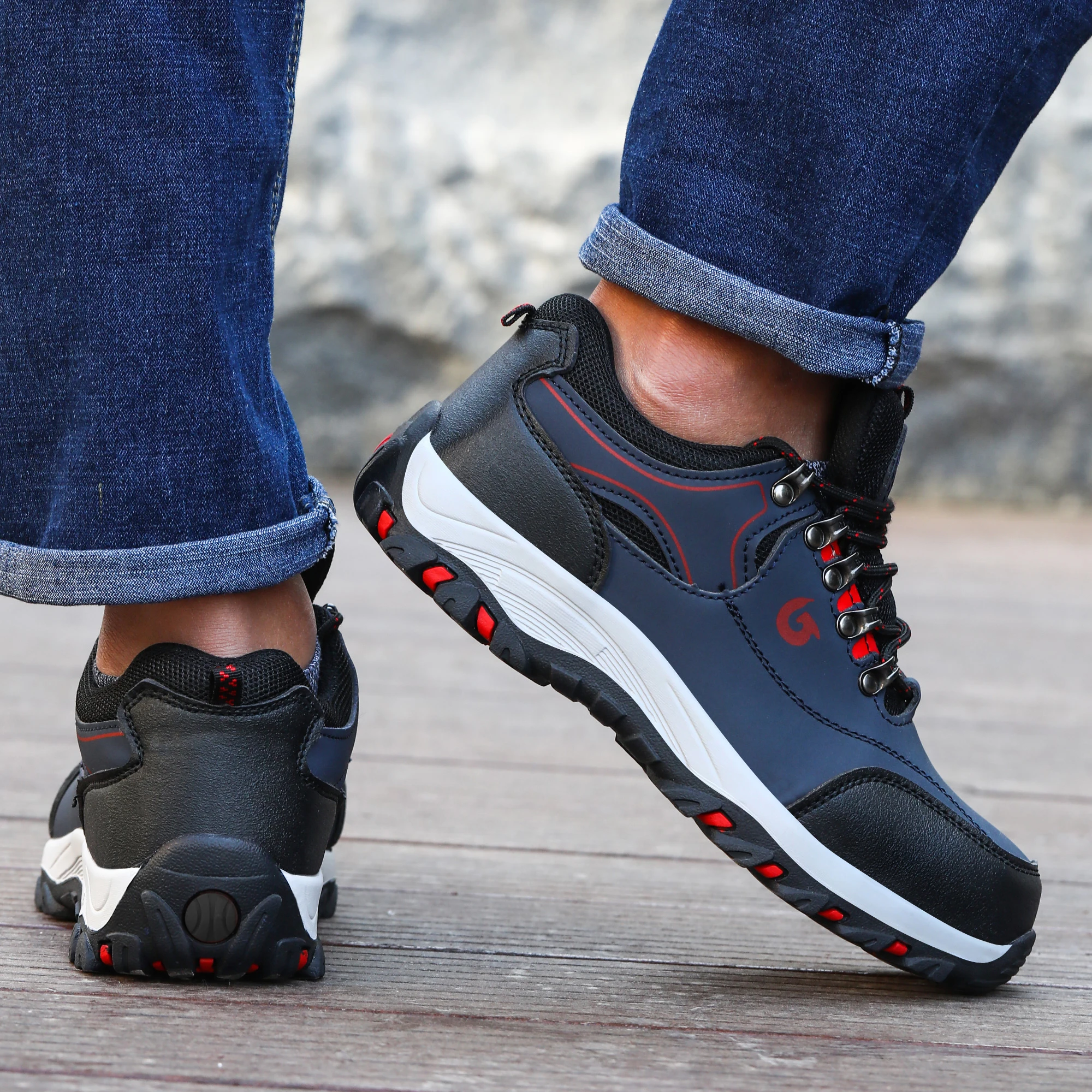 Steel Toe Cap Shoes For Men Safety Shoes Puncture-Proof Work Safety Boots Protective Work Shoes Male Footwear Security Sneakers