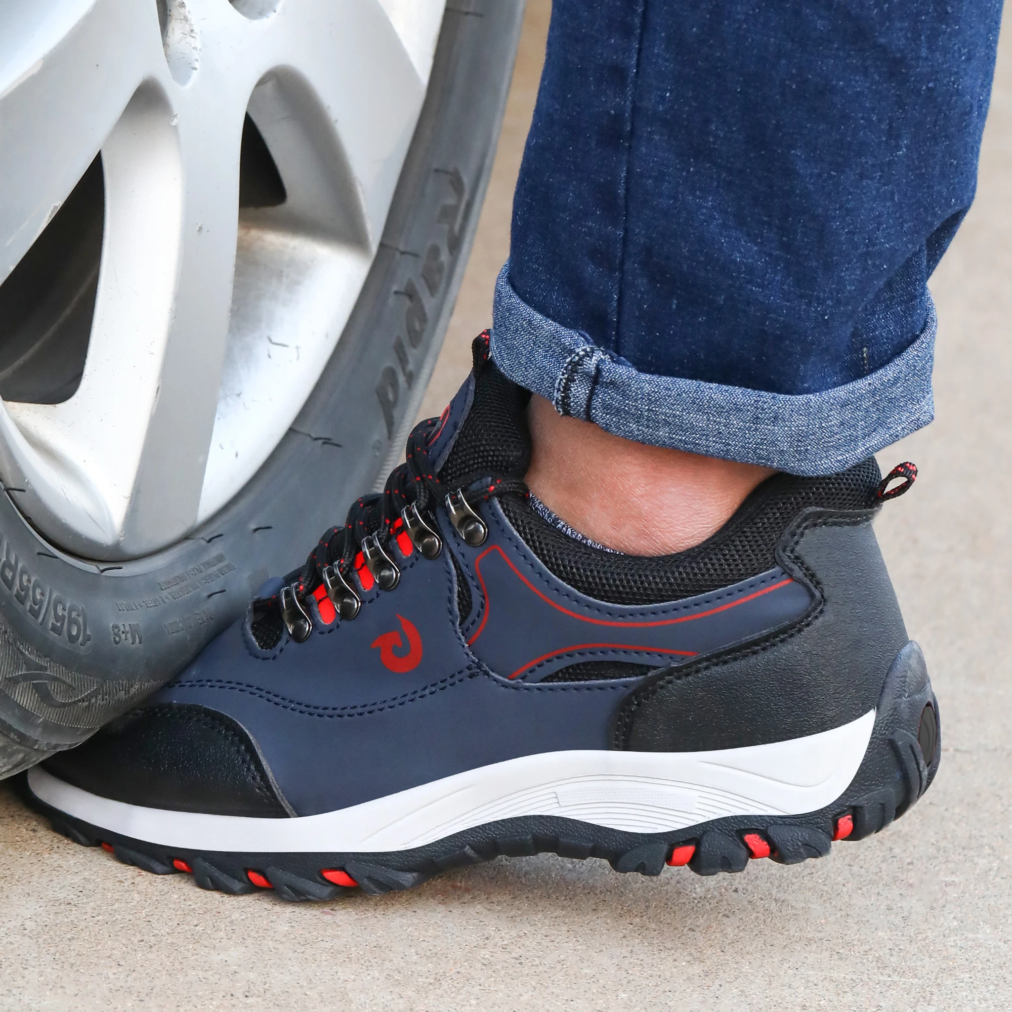 Steel Toe Cap Shoes For Men Safety Shoes Puncture-Proof Work Safety Boots Protective Work Shoes Male Footwear Security Sneakers