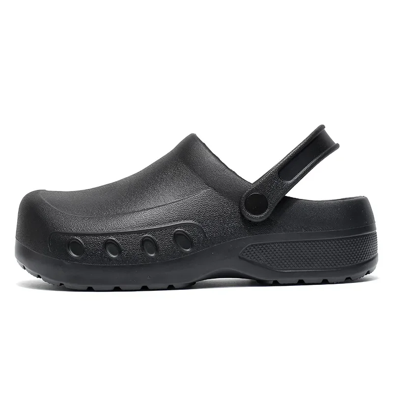 Men's Chef Kitchen Shoes for Men EVA Injection Anti-slip Slippers Outsole Comfortable Garden Clogs Waterproof Sandals Size 39-50