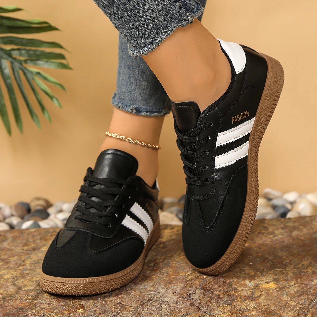*2026 Spring Autumn Selling Elegant Casual Sports Shoes Women's Fashion New Round Toe Comfortable Thick Soled Flat Work Shoes