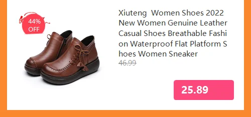 Xiuteng Women's Winter Boots 2022 Genuine Leather Boots Women's Winter Boots Female Shoe Boots On Flat Sole Botas Mujer