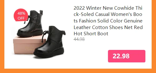 Xiuteng Women's Winter Boots 2022 Genuine Leather Boots Women's Winter Boots Female Shoe Boots On Flat Sole Botas Mujer