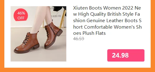 Xiuteng Women's Winter Boots 2022 Genuine Leather Boots Women's Winter Boots Female Shoe Boots On Flat Sole Botas Mujer