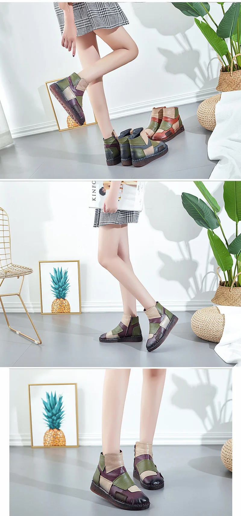 Xiuteng Women's Winter Boots 2022 Genuine Leather Boots Women's Winter Boots Female Shoe Boots On Flat Sole Botas Mujer