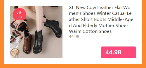 Xiuteng Women's Winter Boots 2022 Genuine Leather Boots Women's Winter Boots Female Shoe Boots On Flat Sole Botas Mujer