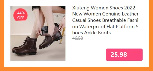 Xiuteng Women's Winter Boots 2022 Genuine Leather Boots Women's Winter Boots Female Shoe Boots On Flat Sole Botas Mujer