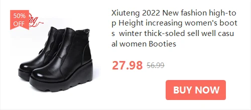 Xiuteng Women's Winter Boots 2022 Genuine Leather Boots Women's Winter Boots Female Shoe Boots On Flat Sole Botas Mujer