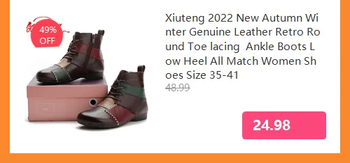 Xiuteng Women's Winter Boots 2022 Genuine Leather Boots Women's Winter Boots Female Shoe Boots On Flat Sole Botas Mujer