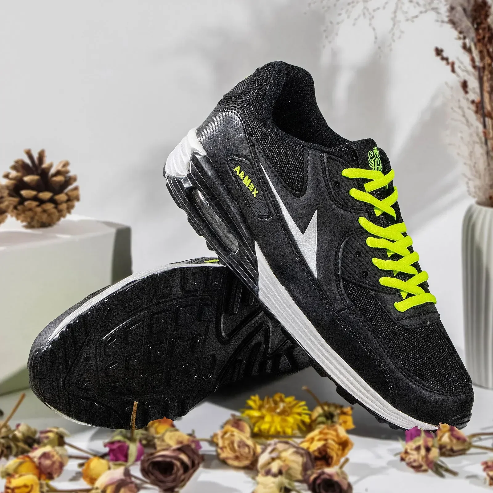 Men's Running Shoes Breathable Air Cushion Sneakers Athletics Sport Trainer Tennis Basketball Shoes