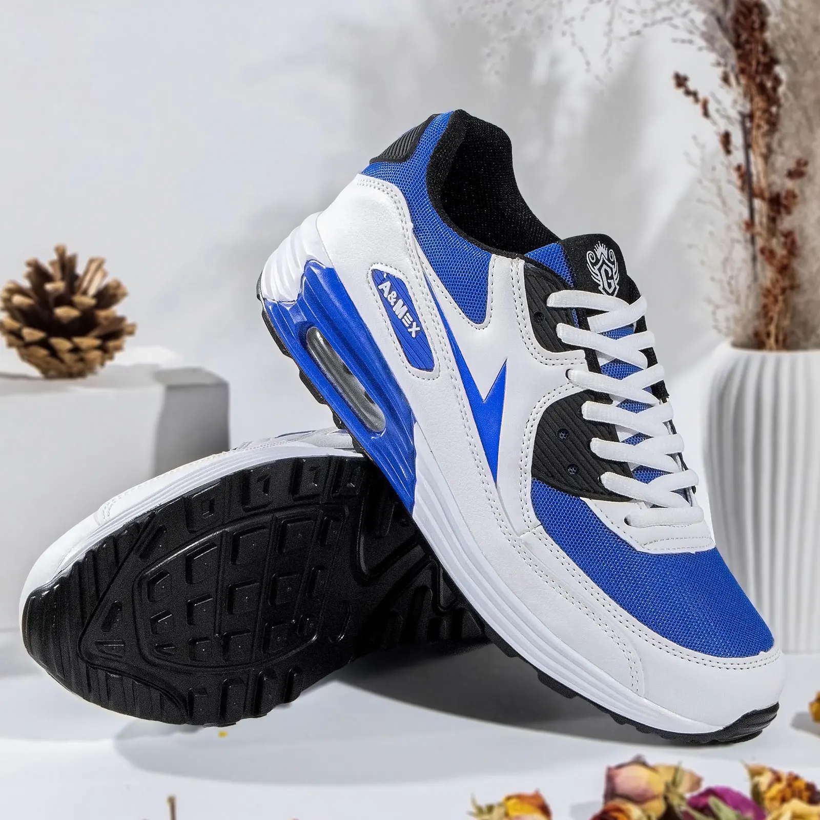 Men's Running Shoes Breathable Air Cushion Sneakers Athletics Sport Trainer Tennis Basketball Shoes