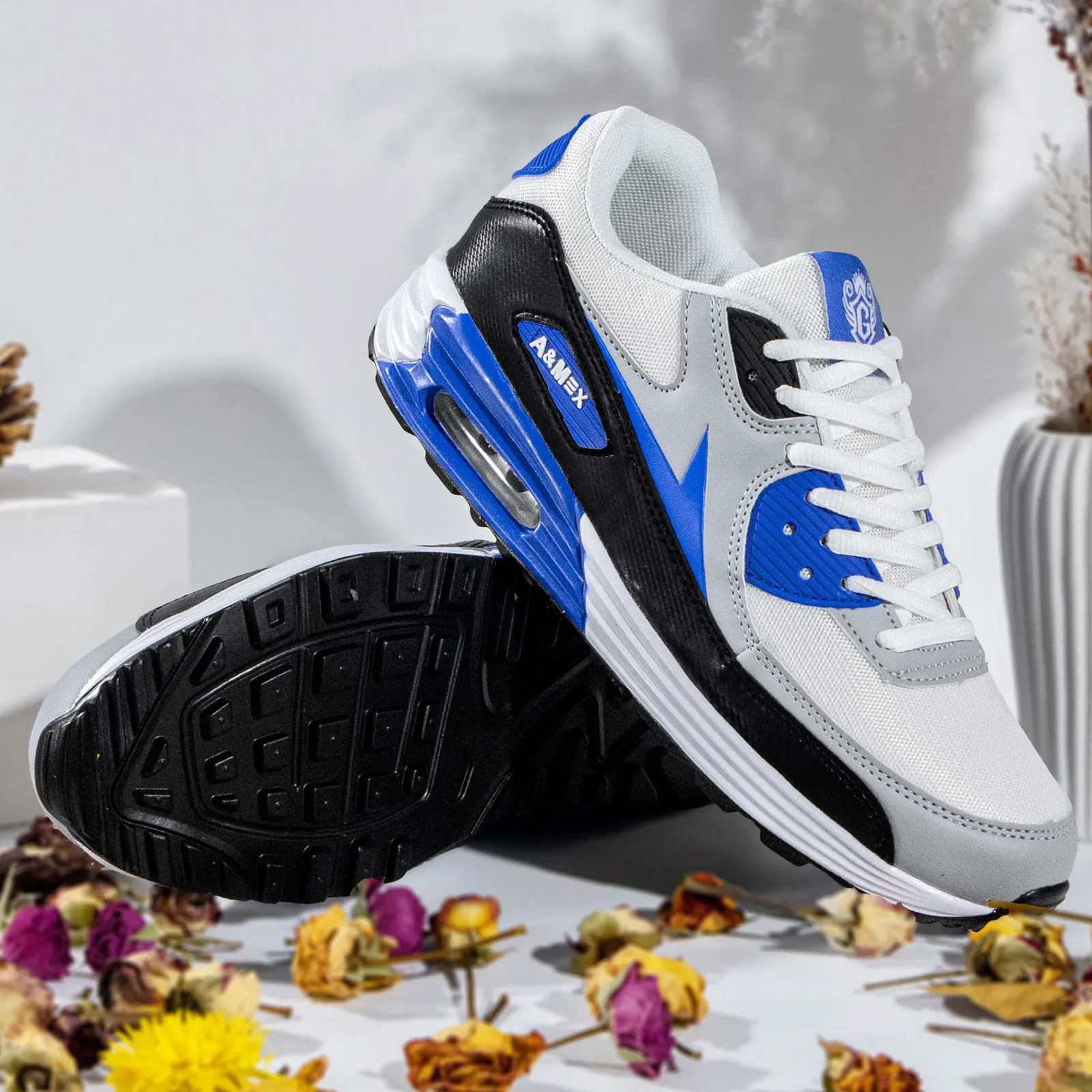 Men's Running Shoes Breathable Air Cushion Sneakers Athletics Sport Trainer Tennis Basketball Shoes