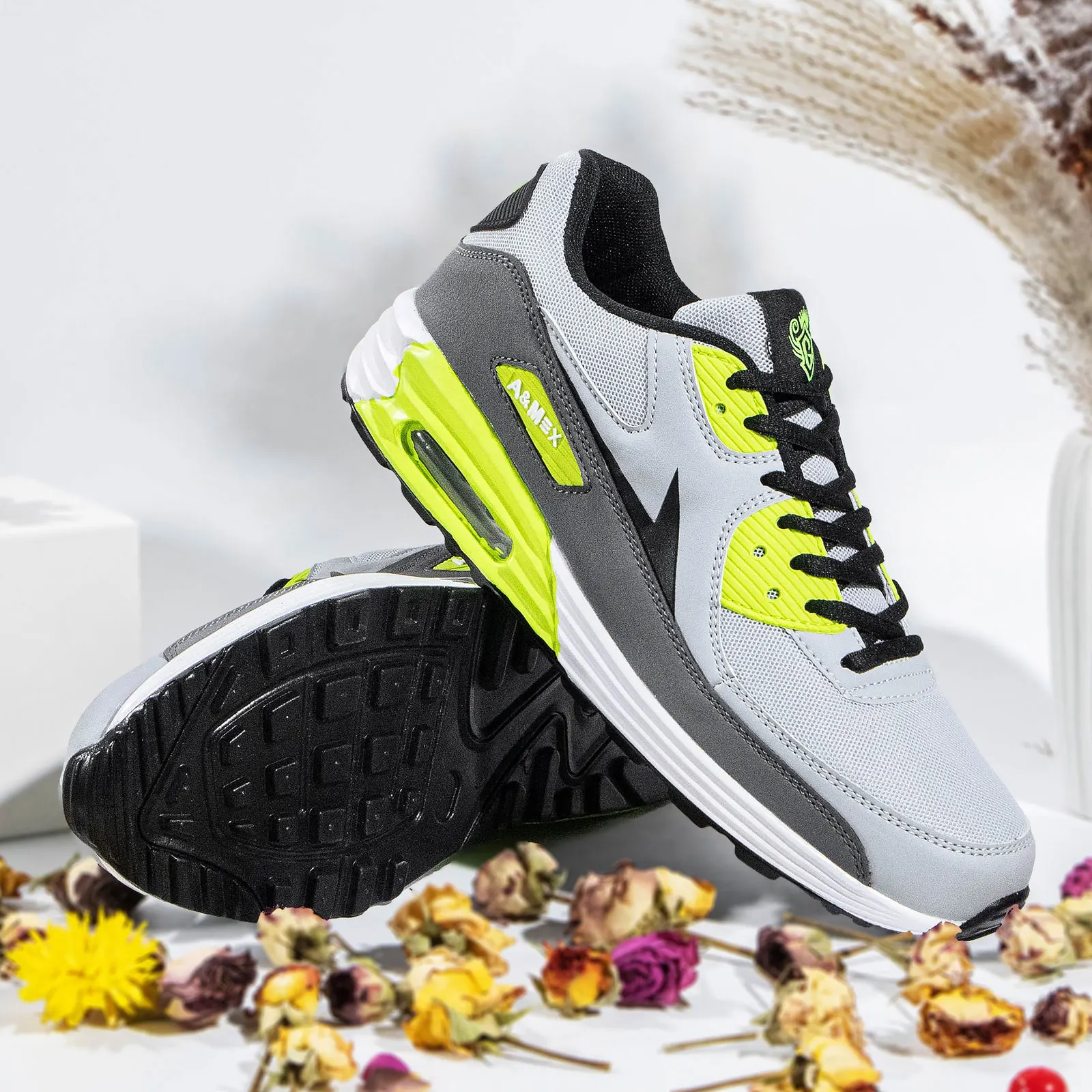 Men's Running Shoes Breathable Air Cushion Sneakers Athletics Sport Trainer Tennis Basketball Shoes