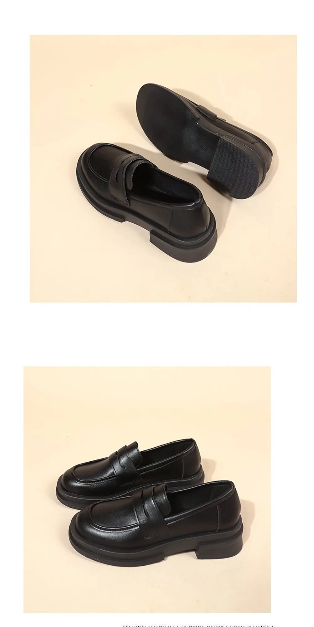 2026 New Japanese Style College Student Shoes Cosplay Lolita Shoes for Women/Girl Fashion Black/Coffee Uniform Platform Shoes