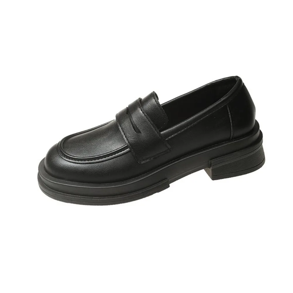 2026 New Japanese Style College Student Shoes Cosplay Lolita Shoes for Women/Girl Fashion Black/Coffee Uniform Platform Shoes