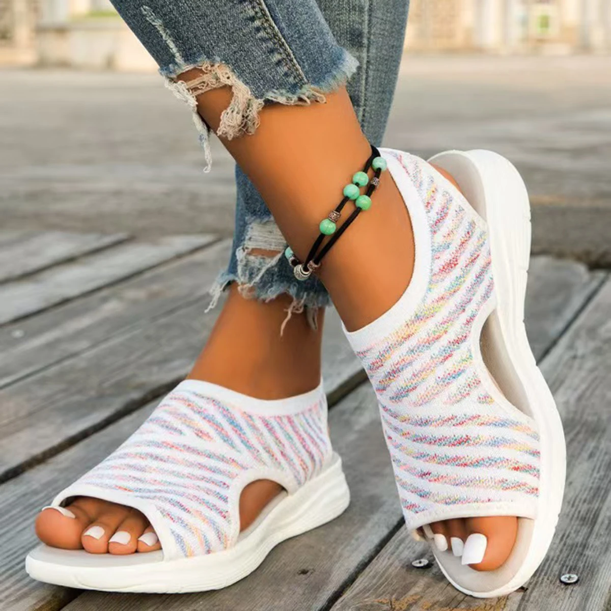Women Dress Shoes Low Heel Wedges Shoes For Women Sandals With Arch Support Comfortable Sandals Women Flip Sandals Woman Luxury