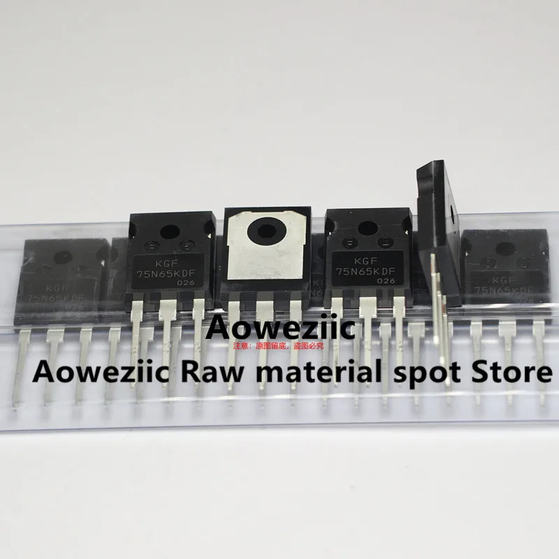 Aoweziic 2022+ 100% New Imported Original KGF75N65KDF-U/H KGF75N65KDF 75N65KDF TO-247 IGBT Pipe 75A 650V